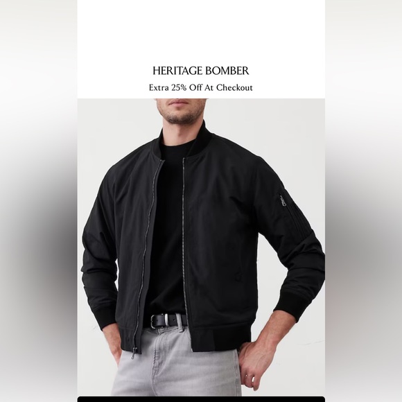 Men’s Banana Republic Heritage Bomber Jacket - Picture 1 of 7